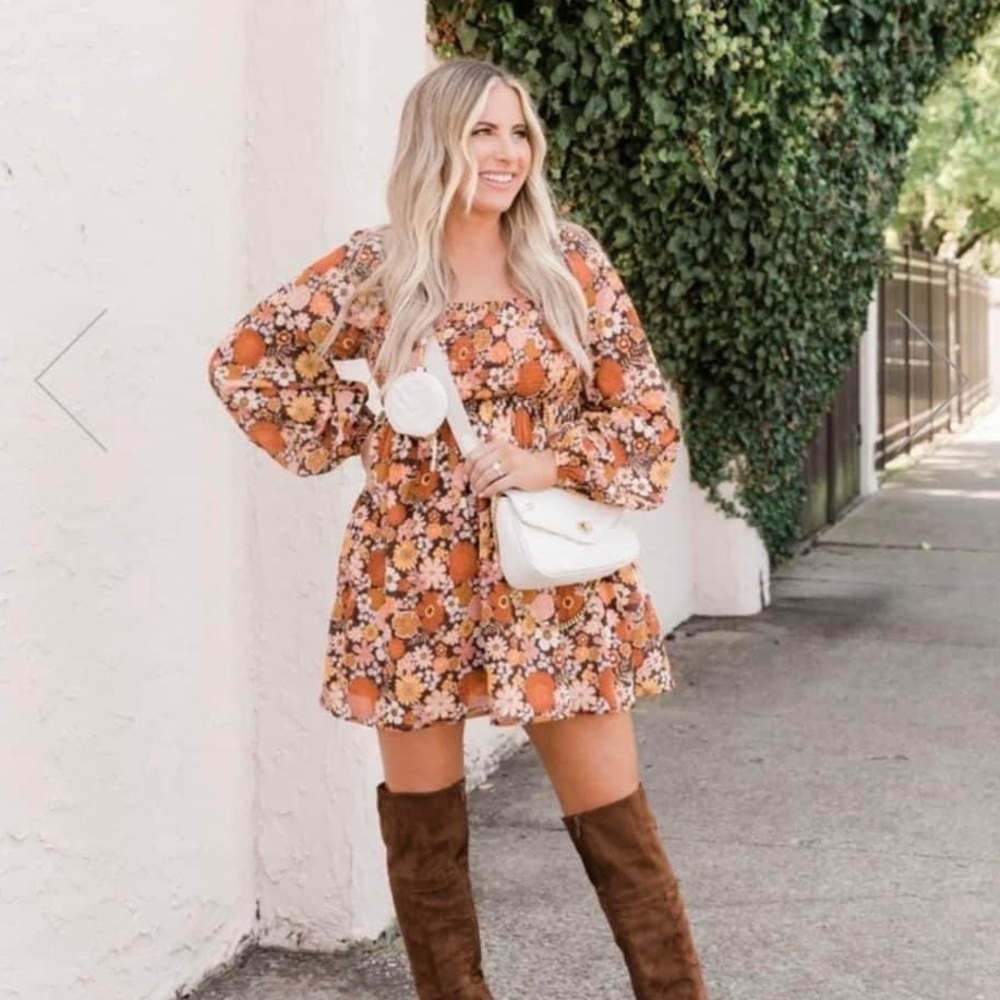 Floral Smocked Dress